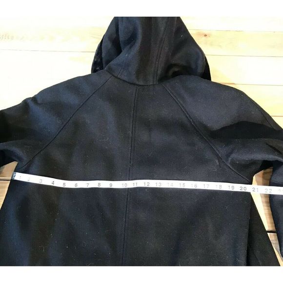 VTG Trilogi Collection Wool Over Coat Fur hood - Picture 7 of 7